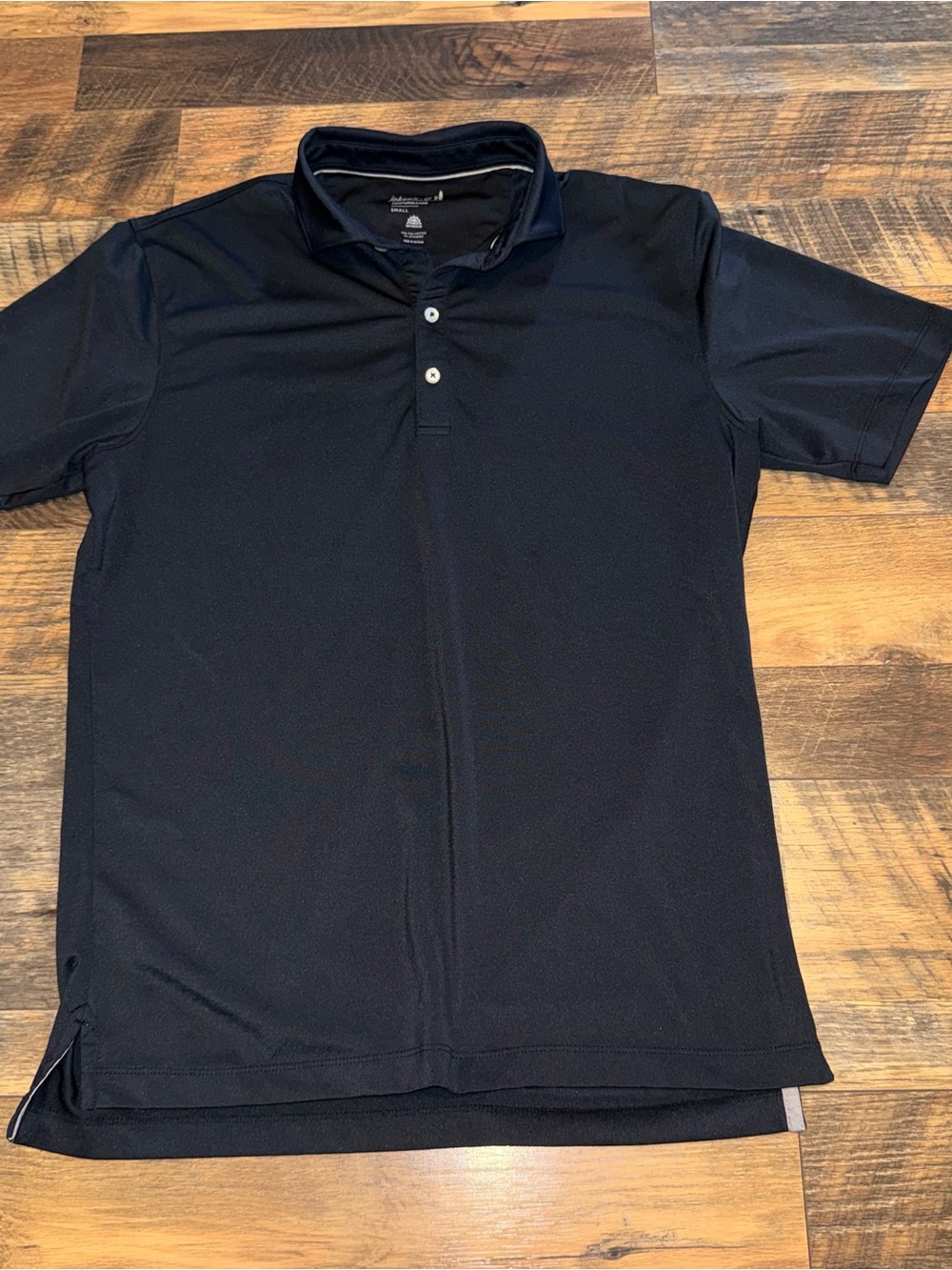 johnnie-O Men's Black Polo with Contrast Trim